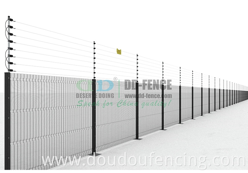 Pulsed Alarm System Electric Fence with Anti Theft for Farm Prison Airport Border Railway Station